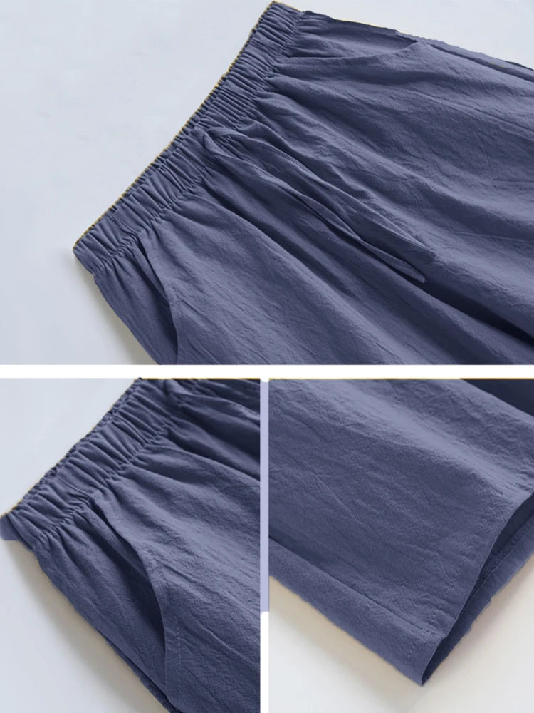 FlexLinen High-Waist Shorts – Lightweight Active Comfort  Move freely. Stay cool. Look effortlessly stylish.