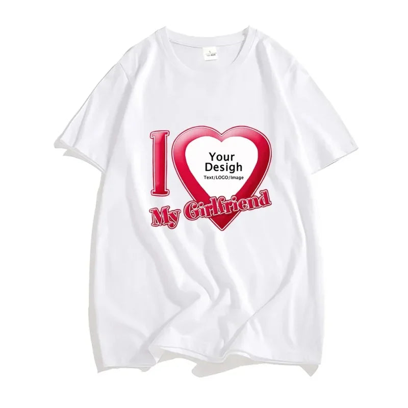 Love Print Custom Tee – Personalized Photo T-Shirt  Your love. Your memories. Your style.