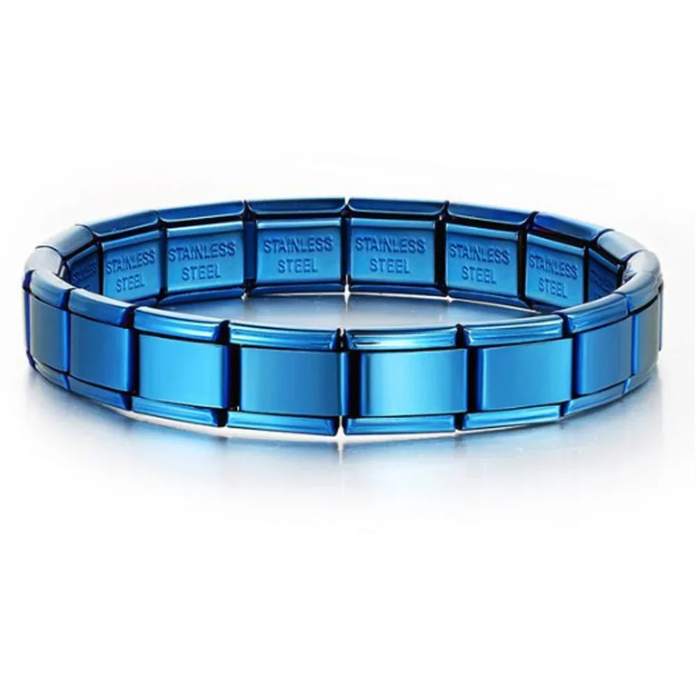 CharmLink Bracelet – 9mm Italian Stainless Steel Chain  Build your story. Wear your style. Personalize your look.