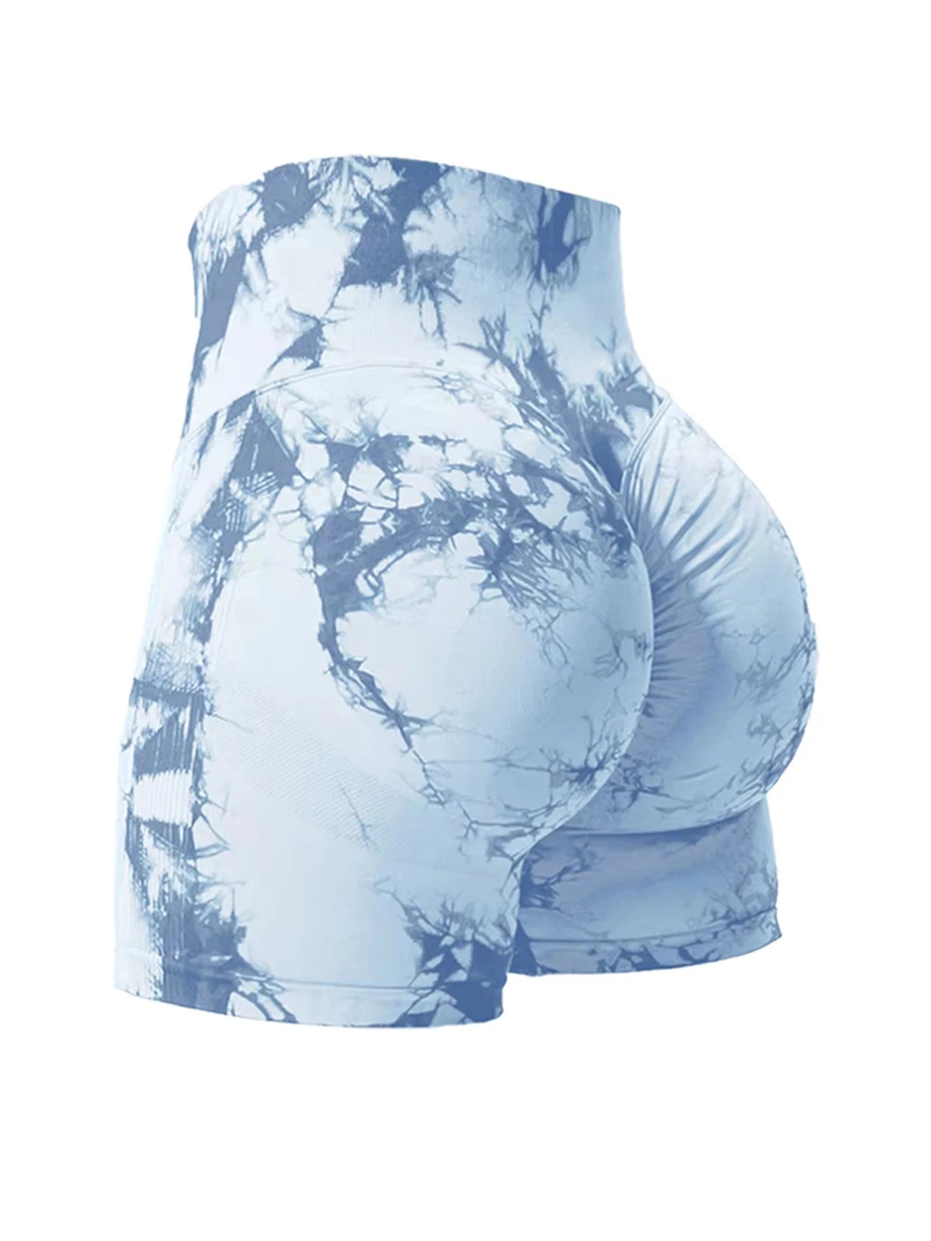 TieDye Sculpt Shorts – 2PCS Seamless Gym Set  Bold colors. Sculpted curves. Maximum confidence.