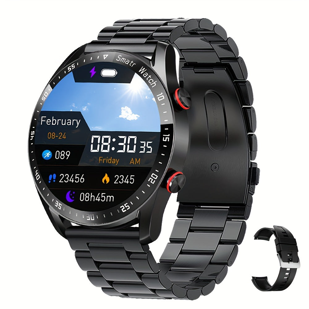 2023 New Wireless Call Smart Watch Men Sport Fitness Tracker Weather Display Man Smart Watch For Phone
