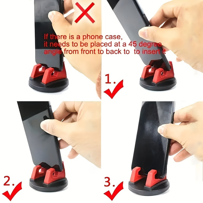 360 Degree Rotatable Mobile Phone Bracket Non-slip Mobile Installation Dashboard GPS Navigation Universal Mobile Phone Bracket Rotatable Car Mobile Phone Bracket