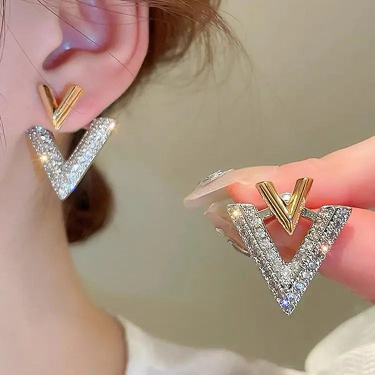 Crystal Heart Hoops – 925 Silver Needle Earrings  Soft sparkle. Sweet charm. Everyday luxury.