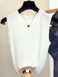 FlexKnit Crop Tank – Slim Sleeveless Summer Top  Simple, stretchy, and made to fit you perfectly.