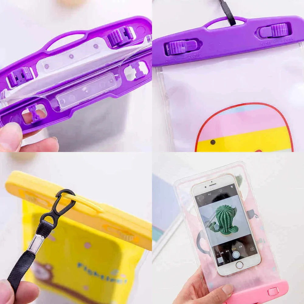 AquaShield Phone Pouch – Waterproof Transparent Case  Keep your phone safe. Capture every moment.