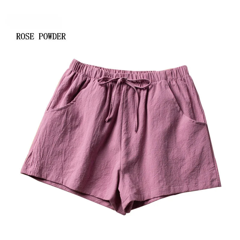 FlexLinen High-Waist Shorts – Lightweight Active Comfort  Move freely. Stay cool. Look effortlessly stylish.