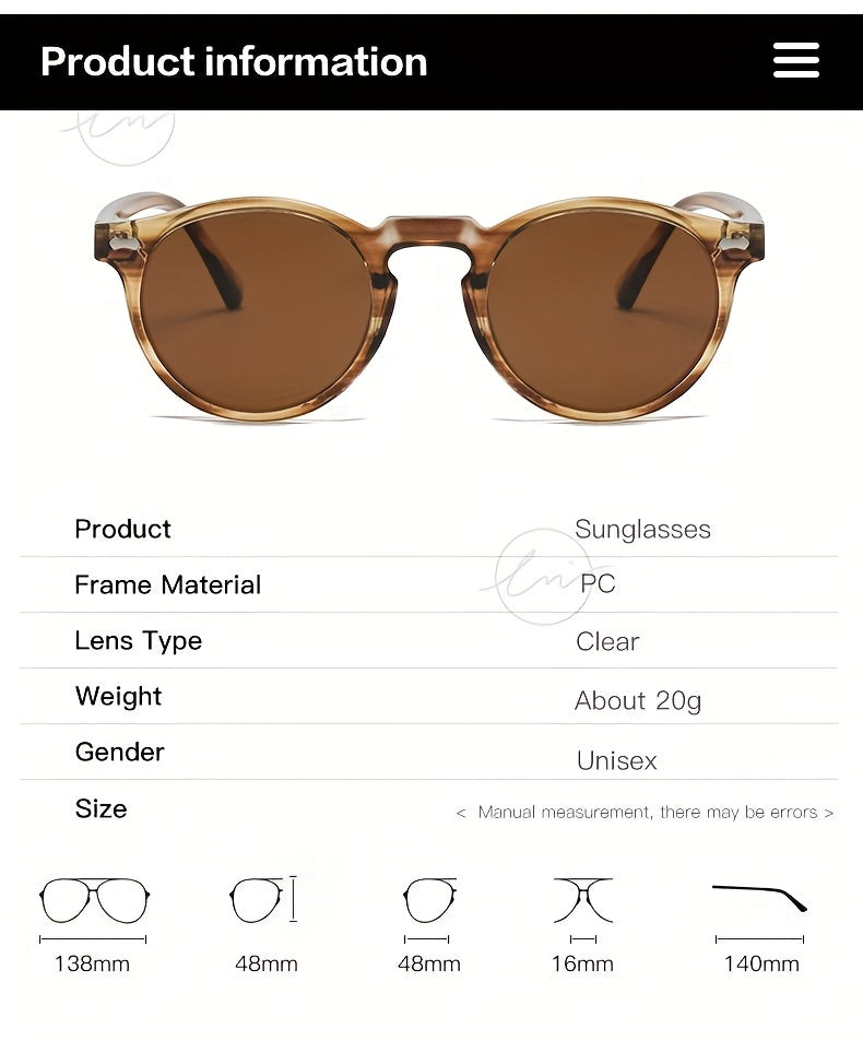 1pc Men's Polarized, Unisex UV400 Protection Anti-Glare Glasses