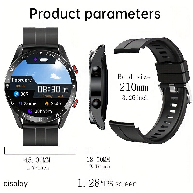 2023 New Wireless Call Smart Watch Men Sport Fitness Tracker Weather Display Man Smart Watch For Phone