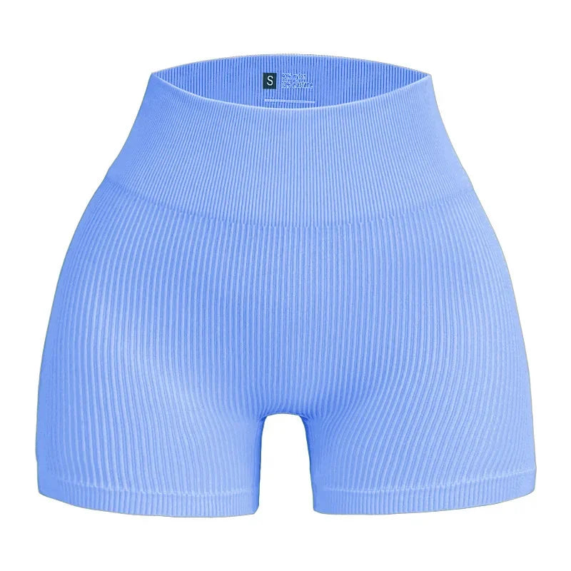 SculptFit Seamless Shorts – High-Waist Gym Essential  Lift, shape, and move with confidence.
