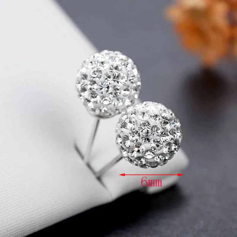 Crystal Heart Hoops – 925 Silver Needle Earrings  Soft sparkle. Sweet charm. Everyday luxury.