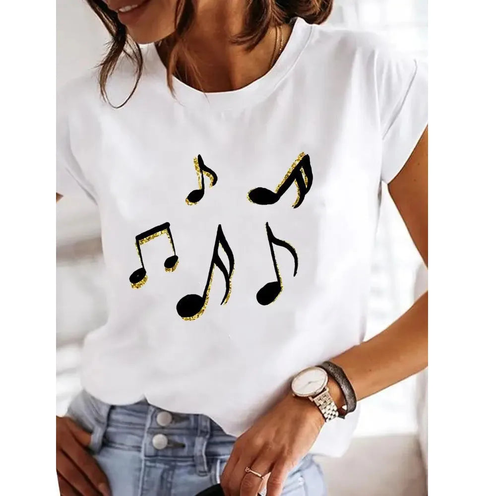 Heart Pop Tee – Y2K Love Print T-Shirt  Cute, playful, and full of personality.