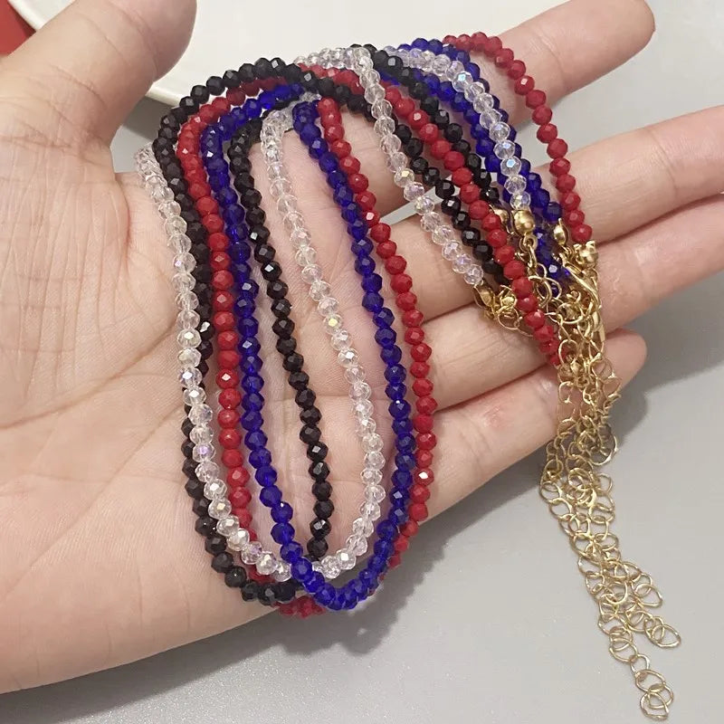 BeadCharm Choker – 3mm Minimal Chain Necklace  Simple beads. Sweet style. Everyday elegance.