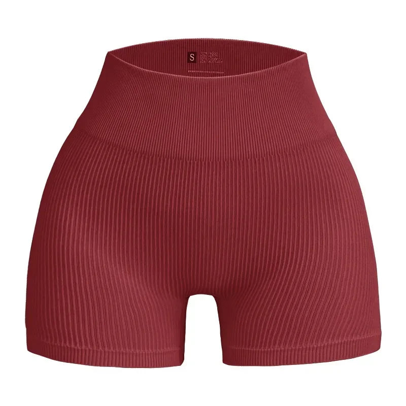 SculptFit Seamless Shorts – High-Waist Gym Essential  Lift, shape, and move with confidence.