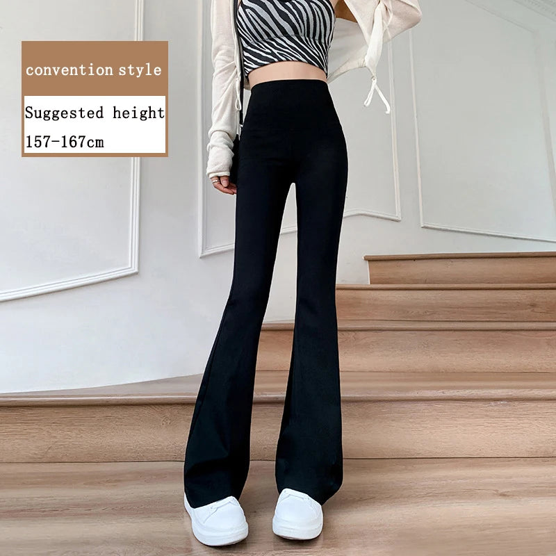 FlareMuse Pants – High-Waist Slim Flared Trousers  Sculpted fit. Elegant flare. Effortless confidence.