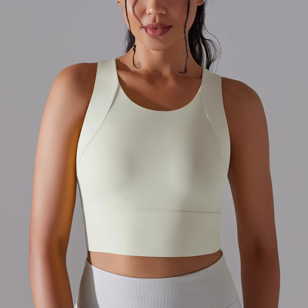 Nylon Sexy Women's Sports Bra Top Women Tight Elastic Gym Sport Yoga Bras Crop Top Yoga Clothes Stretch Women Sports Underwear