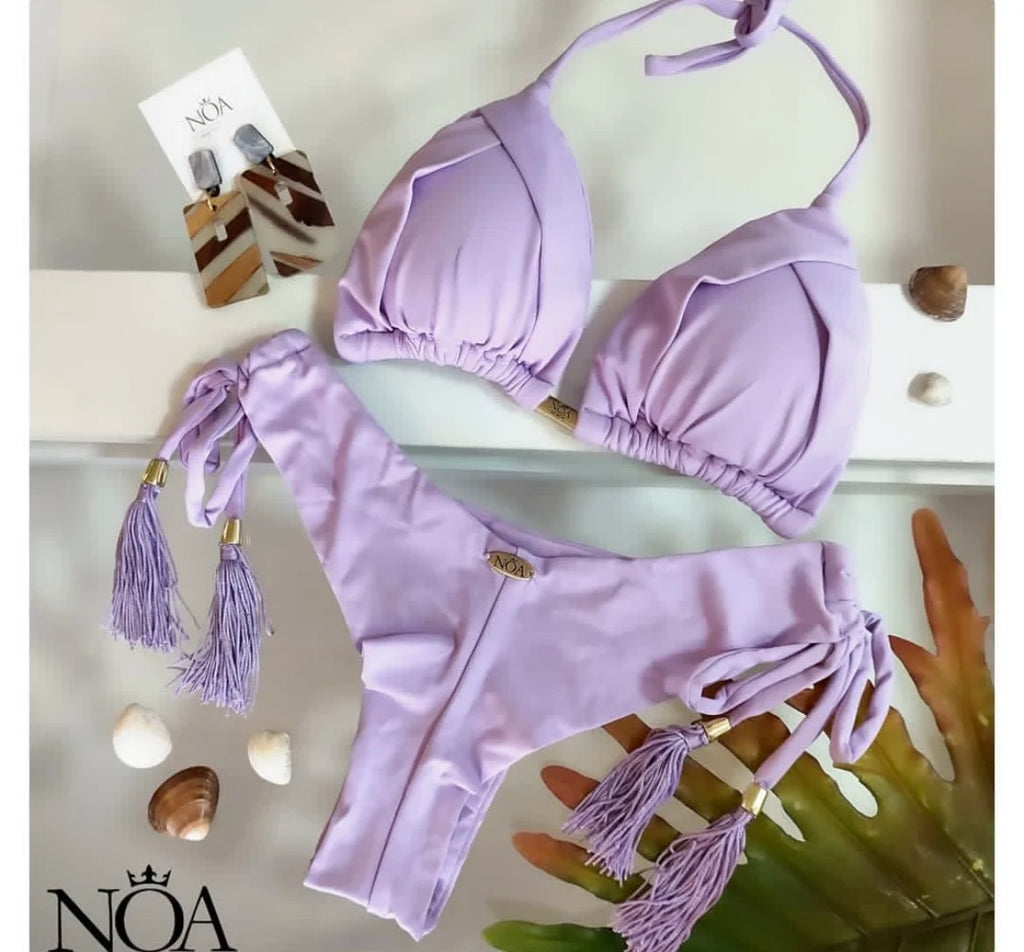 Luxe Triangle Bikini – 13 Color Brazilian Swim Set  Minimal design. Maximum confidence.