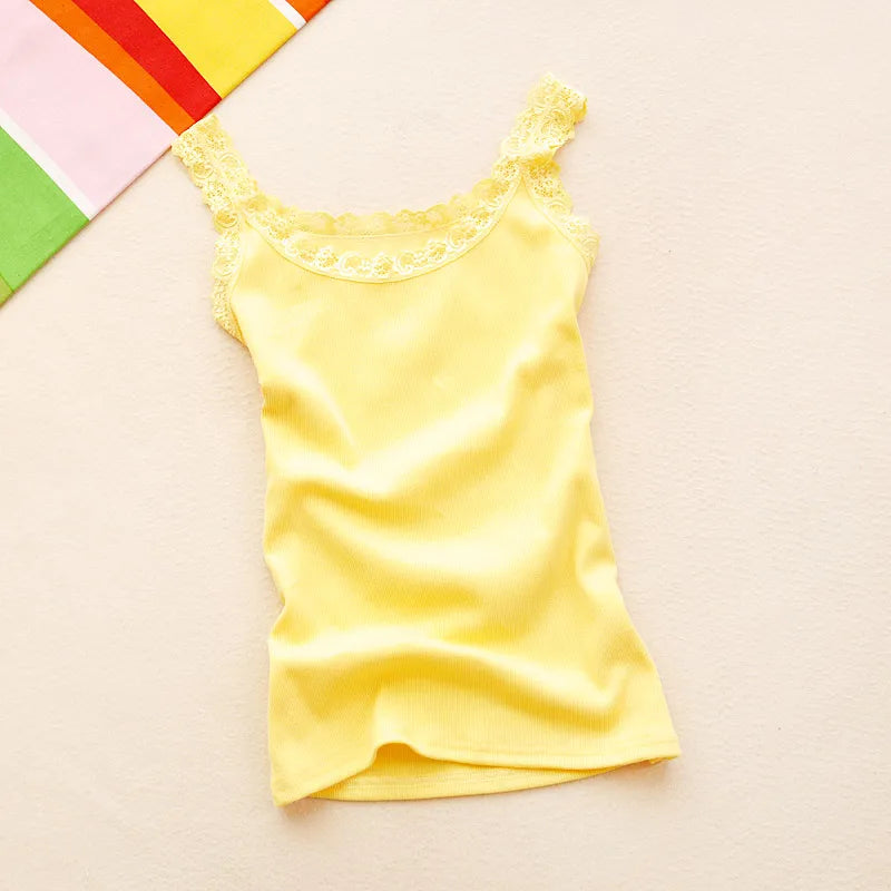 LaceMuse Sleeveless Top – Elegant Lace Summer Tank  Soft, delicate, and effortlessly feminine.