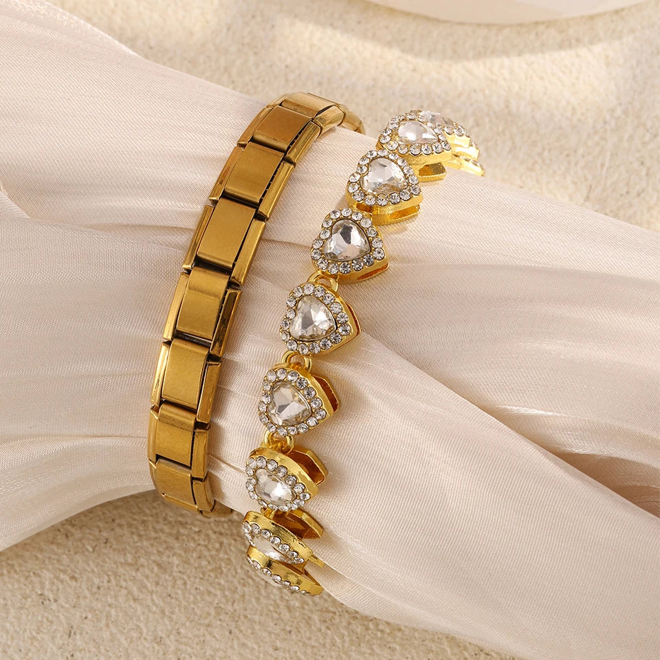 Modu Square Bracelet – Italian Steel Link Band  Sharp design. Strong build. Street-ready style.