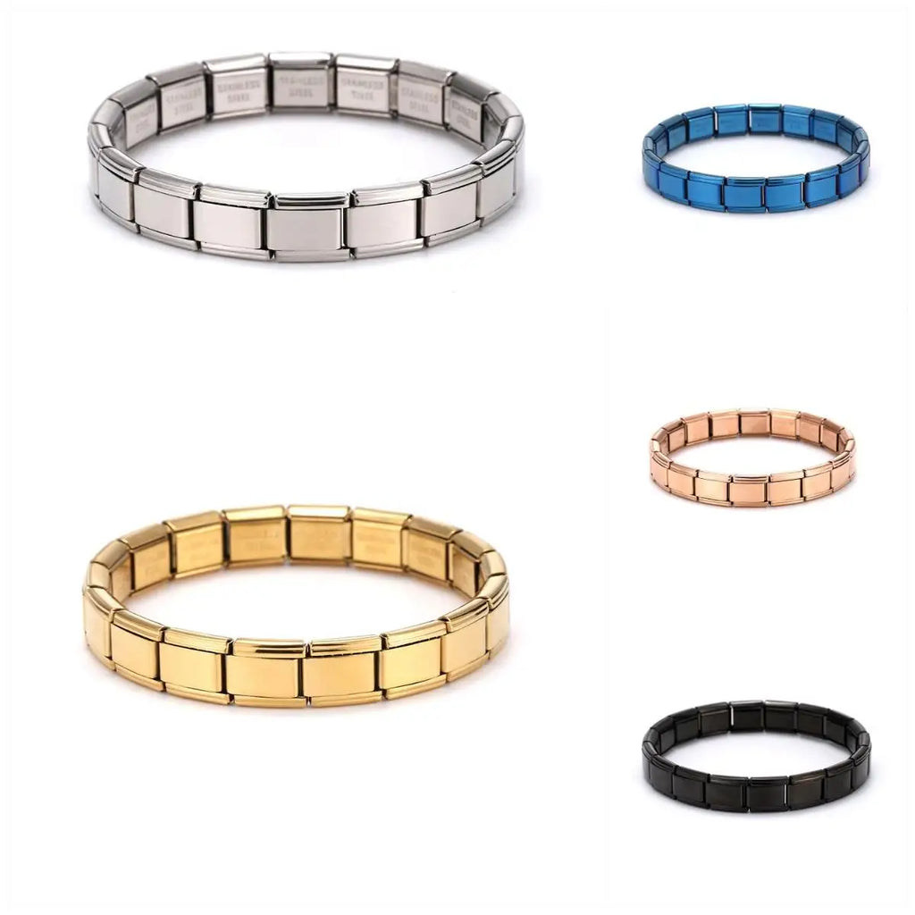Modu Flex Bracelet – Square Italian Steel Links  Modern shape. Strong style. Built to stand out.