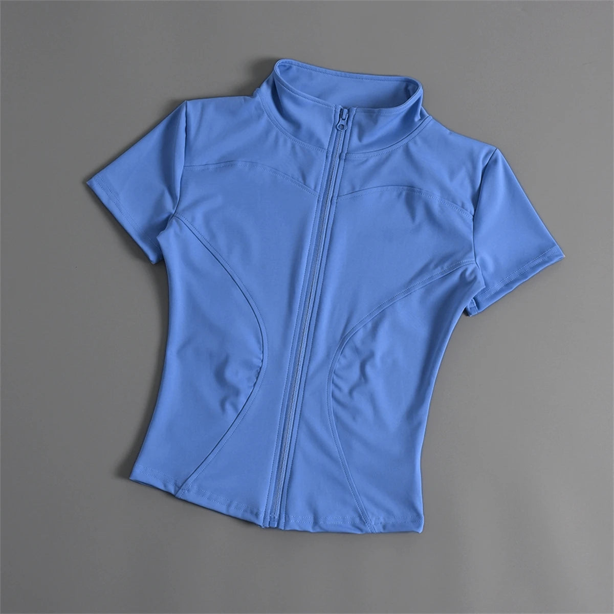 Zip Active Sport Jacket – Slim Fit Short Sleeve Top  Lightweight feel. Sleek fit. Performance ready.