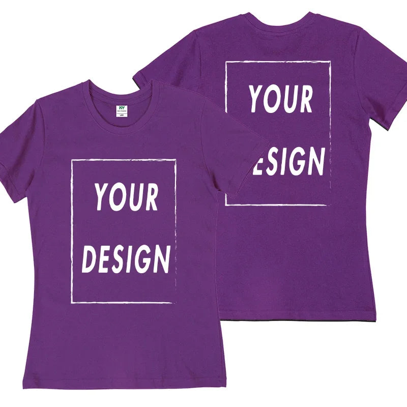 CustomPrint Team T-Shirt – Personalized Front & Back Design  Create your own style. Wear your identity.