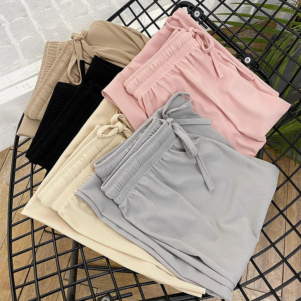 SilkBreeze Wide Leg Pants – Ice Silk Summer Trousers  Light feel. Flowing fit. Effortless comfort.