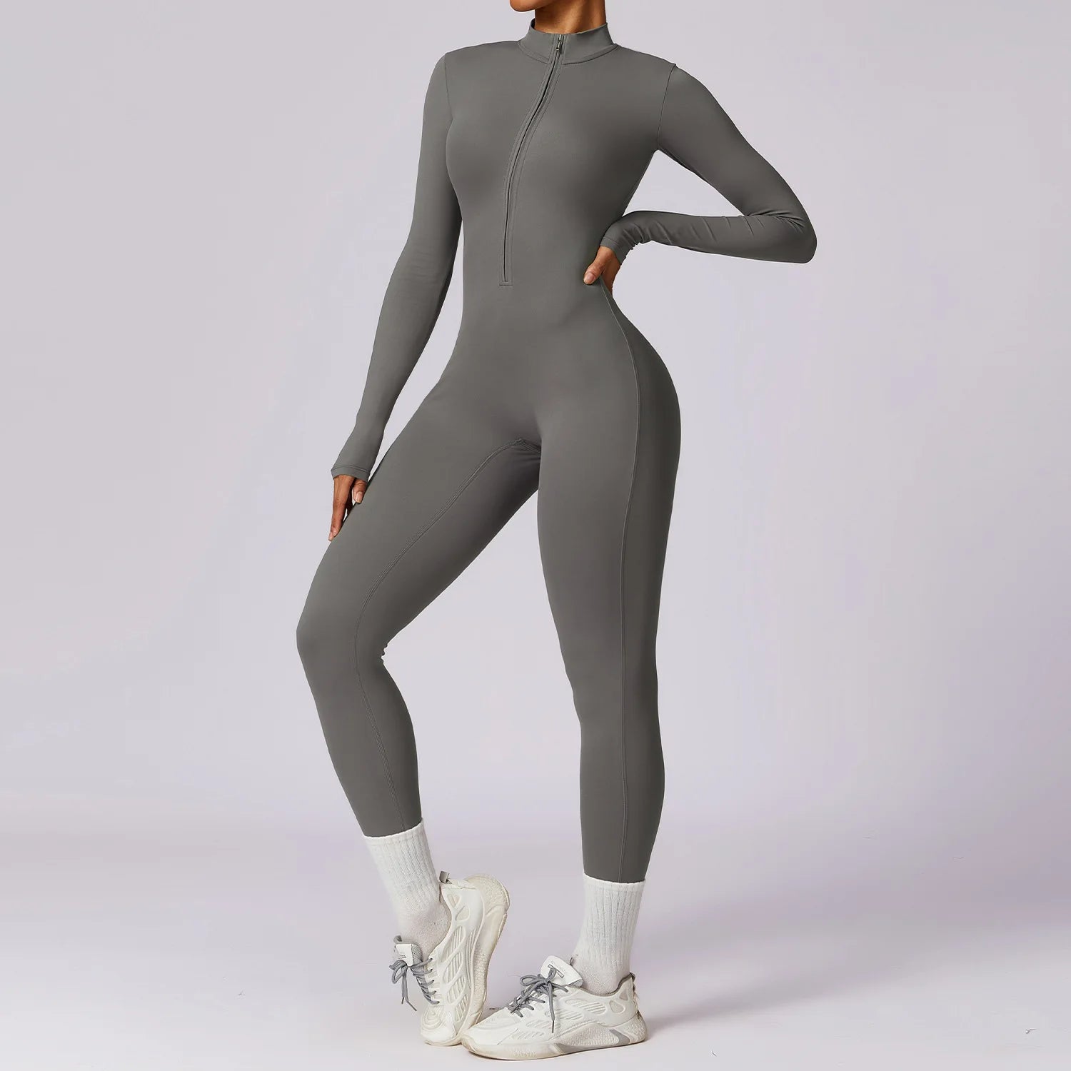 Therma Flex Jumpsuit – Long Sleeve Sculpt Active Suit  Warm coverage. Sleek fit. Total performance.