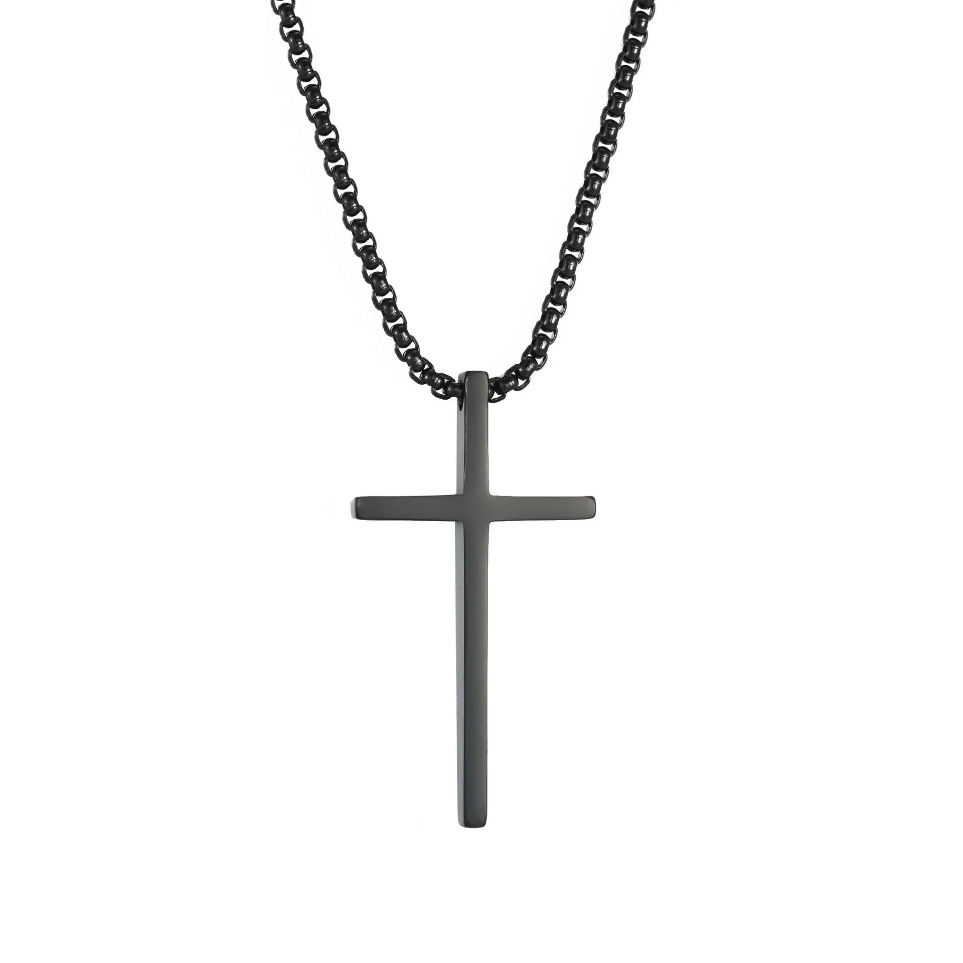 CrossCore Necklace – Titanium Steel Pendant  Clean design. Strong meaning. Everyday style.