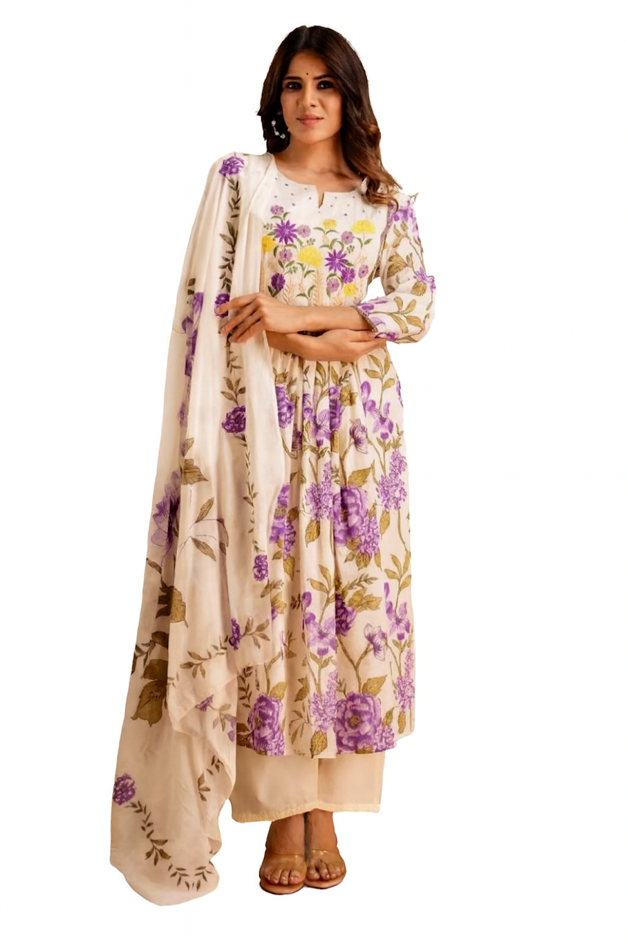 Festive Kurti Pant Set for Women
